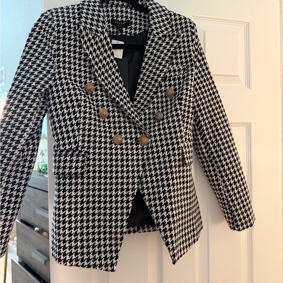Beulah Black and White Houndstooth Blazer - Picture 5 of 5
